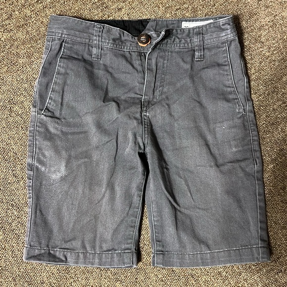 Volcom boys chino shorts grey size 25 boys 10 - Picture 1 of 7